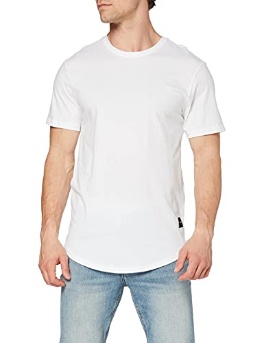 Only & Sons Onsmatt Longy SS tee Noos Camiseta, Blanco (White White), S para Hombre