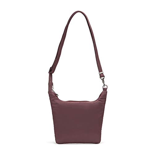 Pacsafe Cruise 2L Anti Theft On The Go Crossbody para mujer, Pinot Purple