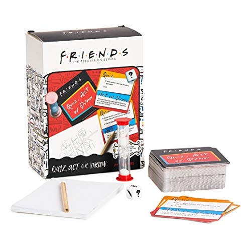 Paladone Friends TV Show Quiz Act or Draw Game – Producto Oficial de Friends.