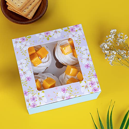 Paquete de 15 cajas de papel para cupcakes, paquete de tartas, para chocolate, cake pops, postres, galletas, tartas, muffins, para el día de San Valentín, envoltura de dulces para almacenamiento