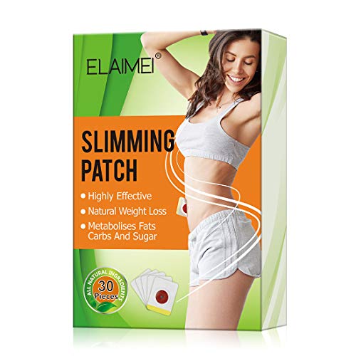 Parches Para Adelgazar, 30PCS Slimming Patches Adelgazantes Abdomen Para Barriga de Cerveza, Cintura de Cubo, Cintura Grasa de Barriga