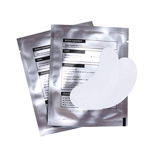 Parches para Pestañas 50pcs Gel de Ojos Almohadillas de Extensión para Pestañas Fadlash Parches Eye Gel Pads