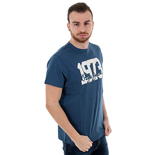 Pepe Jeans Kurt Camiseta, (Thames 583), Medium para Hombre