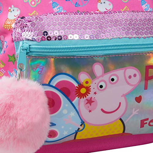 Peppa Pig Mochila de lujo estilo Roxy, Pink (Rosa) - MNCK9742