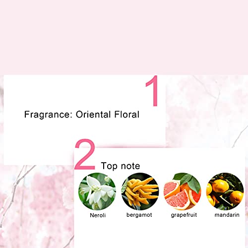 Perfume para mujer, Eau de Toilette Spray, Perfume para mujer Botella de vidrio duradera Elegante fragancia Perfume en aerosol Regalo 30ml