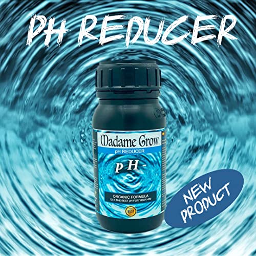 pH REDUCER by MADAME GROW - Reductor de Ph Orgánico - Ajusta el pH del Riego de tú Planta a Valores Adecuados para Obtener una Gran Cosecha - Todo de Forma Natural (250 ml)