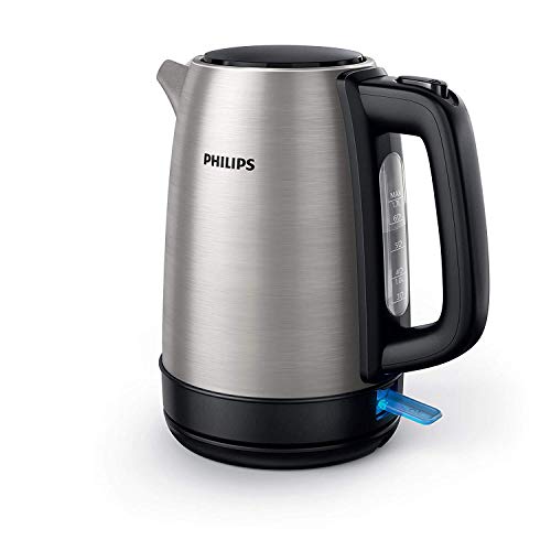 Philips Daily HD9350/90 - Hervidor de Agua, 2200 W, 1.7 Litros, Inox