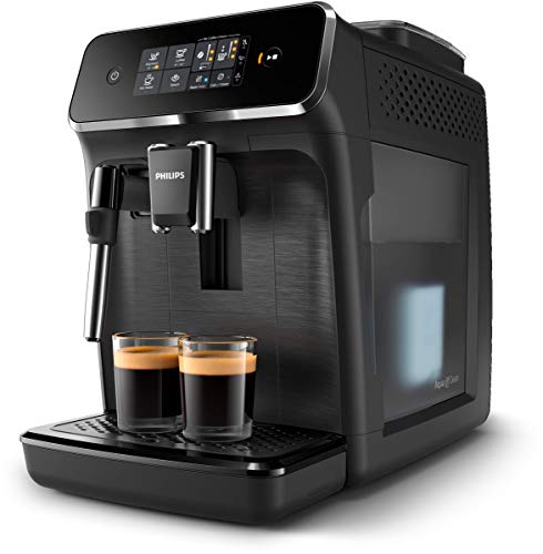 Philips EP2220/10 Cafetera superautomática, Acero Inoxidable, Negro Mate