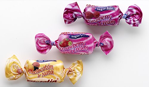 Pictolin Masticable Soft - Caramelos Masticables, Fresa, Frambuesa, Melocotón y Nata, 1 kg