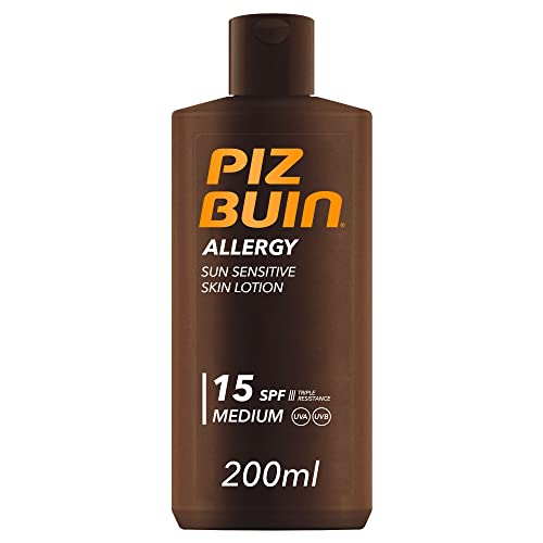 Piz Buin - Protección Solar, Loción allergy SPF 15 - Protección media Bote 200 ml