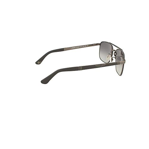 Police SPL890 Gafas, Matt Gun Metal with Matt Black Parts, 55 para Hombre