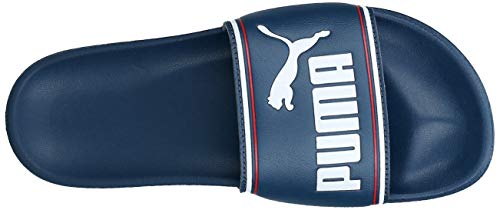 PUMA Leadcat FTR K, Chanclas Unisex Adulto, Dark Denim/White/High Risk Red, 42 EU