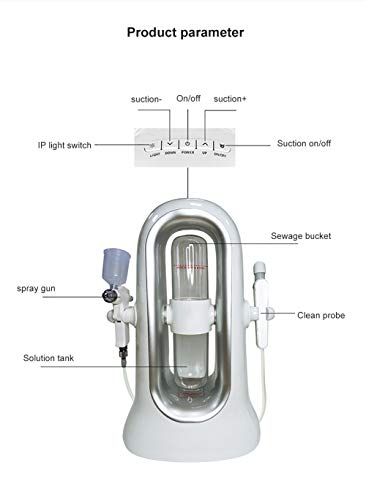 QINYUP Aqua Peel Hydra Light Water Equipment Burbuja Chorro de inyección de oxígeno exfoliación Profunda Limpieza Facial de la espinilla del Retiro Salón de Belleza