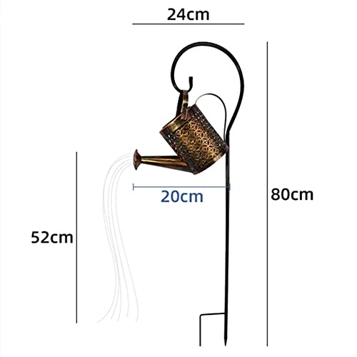QKTYB Regadera solar Luces Decoraciones de jardín,Star Shower Garden Art Light Impermeable Luces LED de jardín con luces de hadas Lámpara Solar para Jardín LED Luz De Hadas para Jardín