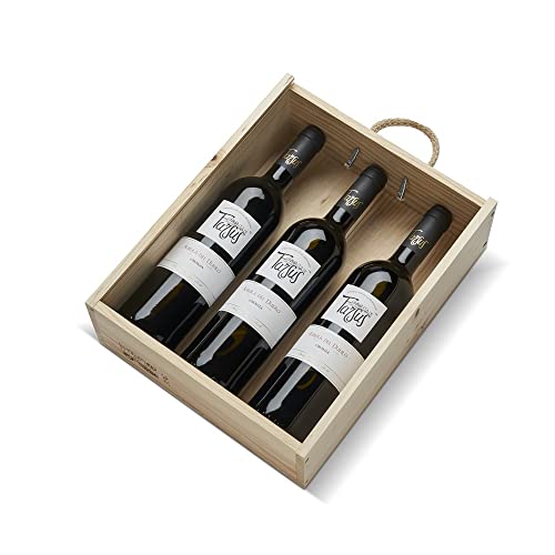Quinta de Tarsus Crianza Caja de madera Premium 3 botellas D.O. Ribera del Duero Vino - 750 ml
