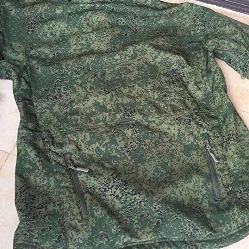 RatenKont Chaqueta Camuflaje Repelente al Agua al Aire Libre Caza Paintball encubierto Chaqueta Combate táctica a Prueba Viento Typhon XL