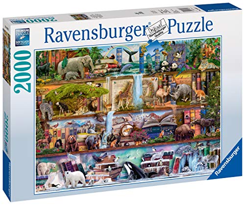 Ravensburger Puzzle 2000 Piezas, Animales salvajes, Puzzle Animales, Puzzle para Adultos, Rompecabezas Ravensburger de óptima calidad