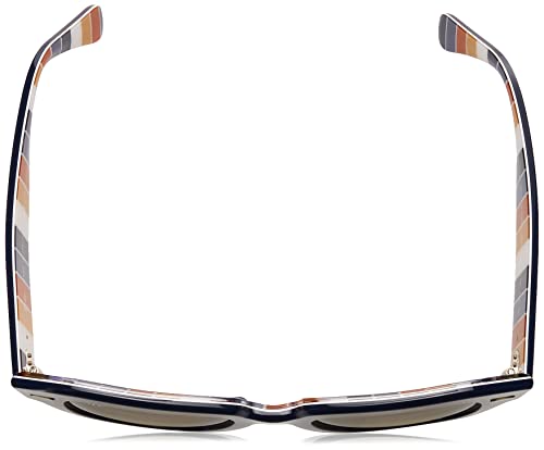 Ray-Ban 0RB2186 Gafas, Blue ON Stripes Orange/Blue, 49 Unisex