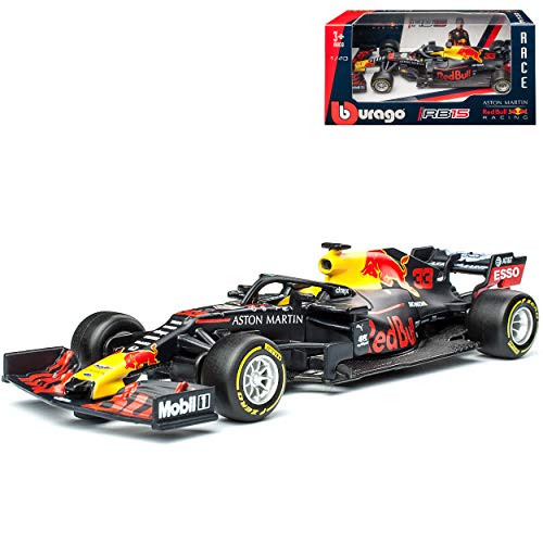 Red Bull RB15 Racing Max Verstappen Nr 33 Fórmula 1 2019 1/43 Bburago modelo Auto