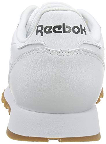 Reebok Classic Leather - Zapatillas de cuero para hombre, color blanco (white / gum 2), talla 41