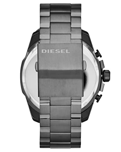 Reloj cronógrafo Diesel Mega Chief para hombre, caja de acero inoxidable de 51 mm