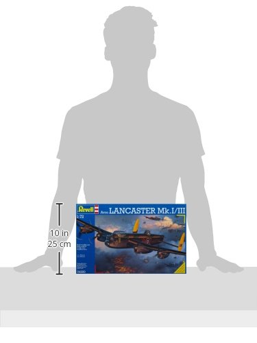 Revell 4300-Maqueta de Bombardero Avro Lancaster MK III, 1:72, 29,5 cm/42,8 cm (4300)