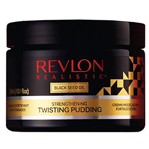 REVLON Oil Cuidado del Pelo Real Black Seed Curl Custard 300 Ml, Único