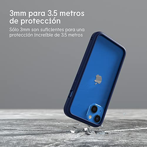 RhinoShield Funda Modular Compatible con [iPhone 13 Mini] | Mod NX - Carcasa Personalizable Protectora Resistente a Impactos - Deep Ocean