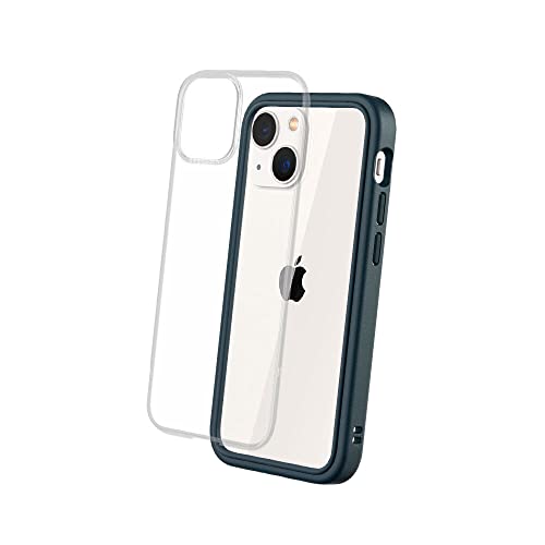 RhinoShield Funda Modular Compatible con [iPhone 13 Mini] | Mod NX - Carcasa Personalizable Protectora Resistente a Impactos - Deep Ocean