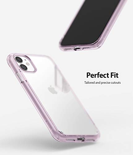 Ringke Fusion Compatible con Funda iPhone 11 (6,1 Pulgadas) Carcasa Queda como un Guante, Protección Adicional sin Ser Voluminosa, Case Transparente con el Agujero para Cuerda - Lavanda (Lavender)
