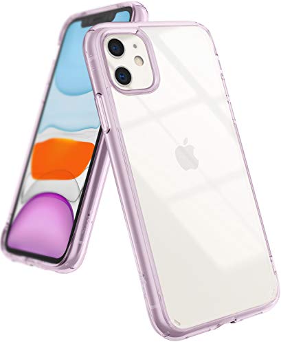 Ringke Fusion Compatible con Funda iPhone 11 (6,1 Pulgadas) Carcasa Queda como un Guante, Protección Adicional sin Ser Voluminosa, Case Transparente con el Agujero para Cuerda - Lavanda (Lavender)