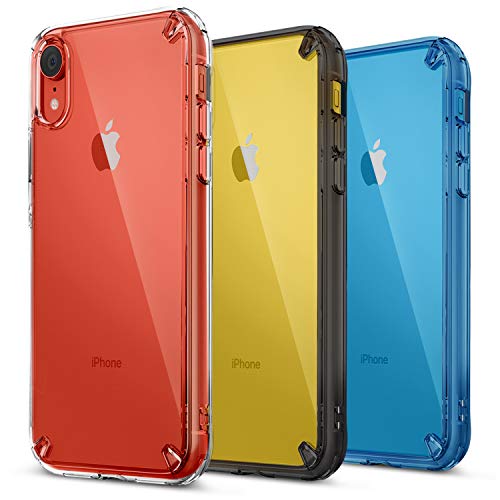 Ringke Fusion Compatible con Funda iPhone XR (6,1 Pulgadas) Carcasa Queda como un Guante, Protección Adicional sin Ser Voluminosa, Case Transparente con el Agujero para Cuerda - Clear