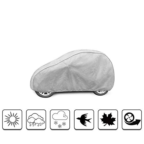 ROAD CLUB Funda para carrocería Exterior para Smart, Talla 250 de 270 cm, Impermeable, Anti-UV y Transpirable