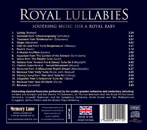 Royal Lullabies Soothing Music for a Royal Baby