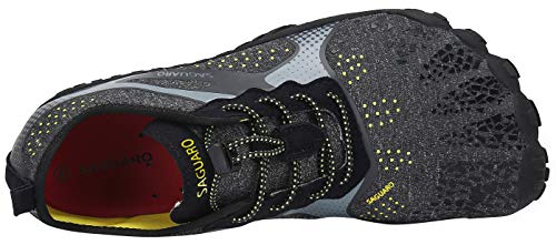 SAGUARO Hombre Mujer Barefoot Zapatillas de Trail Running Minimalistas Zapatillas de Deporte Fitness Gimnasio Caminar Zapatos Descalzos para Correr en Montaña Asfalto Escarpines de Agua, Negro, 42 EU