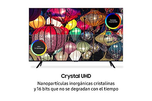 Samsung UHD 2020 55TU8005 - Smart TV de 55" 4K, HDR 10+, Crystal Display, Procesador 4K, PurColor, Sonido Inteligente, One Remote Control y Asistentes de Voz Integrados, con Alexa integrada