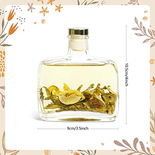 Scent-Hi Difusor de Fragancia para el hogar Aceites Esenciales de Pera y Fresia 100 ml con 6 Varillas de caña perfumadas para Dormitorio, difusor de decoración Fragancia Regalo