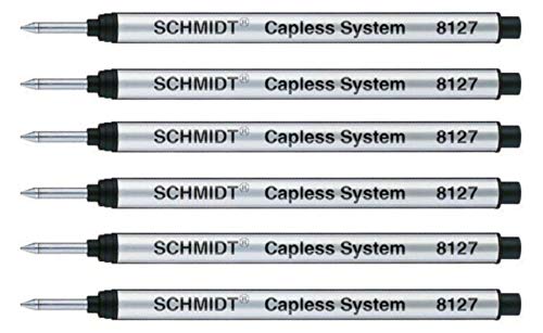 Schmidt: grandes Capless de 2SW s8127 Color: Negro, Juego de 6.