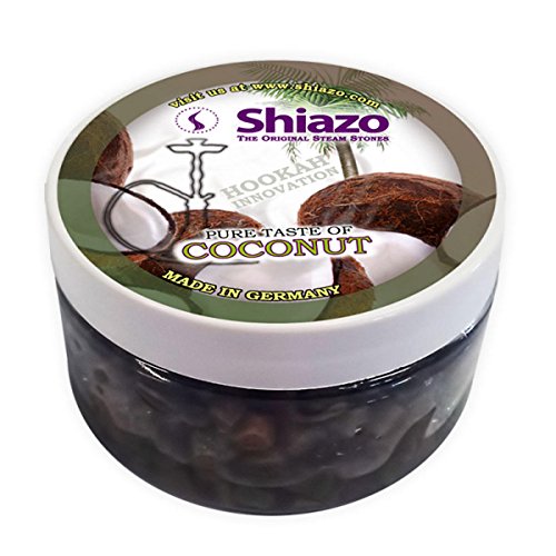 Shiazo - Sustitutivo de tabaco sin nicotina, en forma de piedrecitas, 100 g, sabor a coco