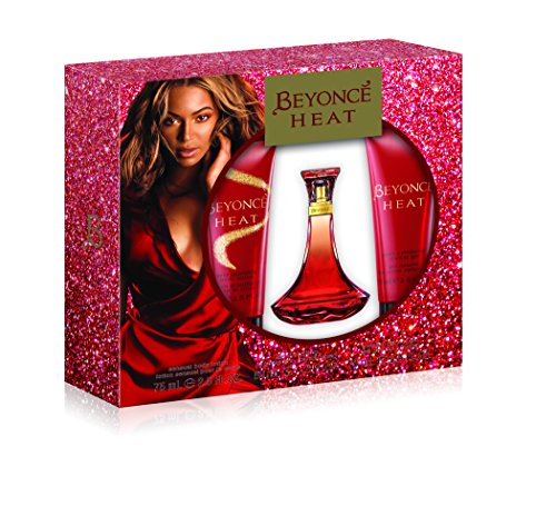 Singers Beyonce Heat Set de Perfume, Gel de Ducha y Loción Corporal - 180 ml