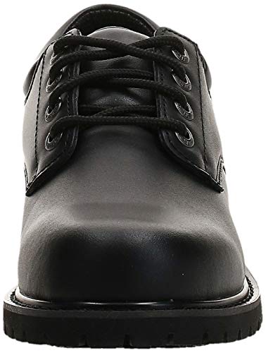 Skechers Mens Cottonwood Elks Slip Resistant Lace up Oxford Shoes