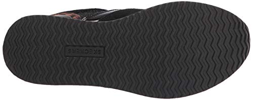 Skechers womens Skecher Street Women's St.racer - Roaring Racer Sneaker, Black/Leopard, 7.5 US