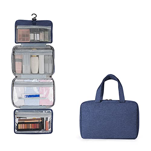 skrskr Bolsa de Maquillaje de Viaje portátil Bolsa de Almacenamiento Impermeable Bolsa de cosméticos Organizador de Herramientas de Maquillaje Bolsa de Aseo Grande para Hombre y Mujer