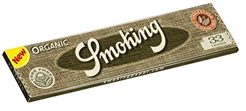Smoking - Papel para tabaco de liar, largo, orgánico, de cáñamo natural, biológico