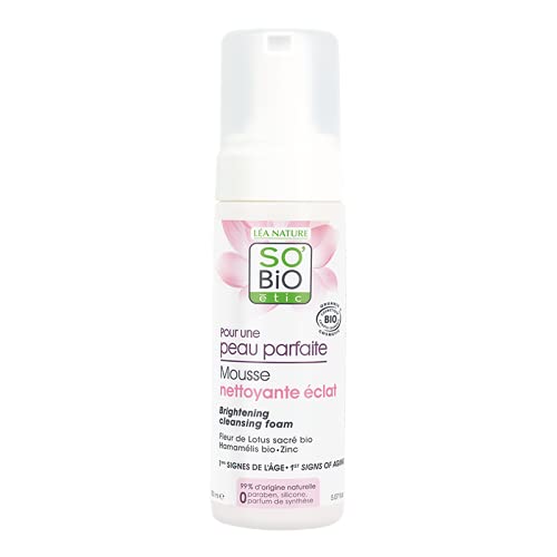 SO'BiO étic Mousse Nettoyante Clarifiante pour une Peau Parfaite 150 ml