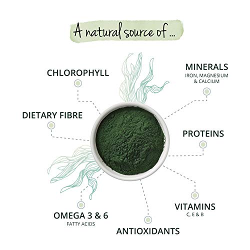 Spirulina Orgánica Vegavero® | La Dosis Más Alta: 1000 mg/Comprimido | Testada en Laboratorio | Sin Aditivos | Detox + Antioxidante + Cansancio | Algas Marinas | 100% BIO | 270 Comprimidos