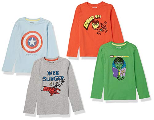 Spotted Zebra Disney Star Wars Long-Sleeve T-Shirts Fashion, Amigos Icónicos de Marvel, 2 años