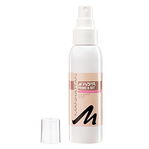 Spray Manhattan, Insta Prime & Set, como base o acabado para mayor duración del maquillaje (1 unidad100 ml)
