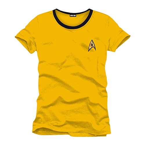 Star Trek - Kirk del hombre T-Shirt - Amarillo