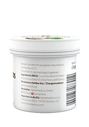 SwissMedicus - Super Coco con Aloe vera facial - Hidratación y regeneración de la piel - para la piel seca - eczema atópico, 150 ml